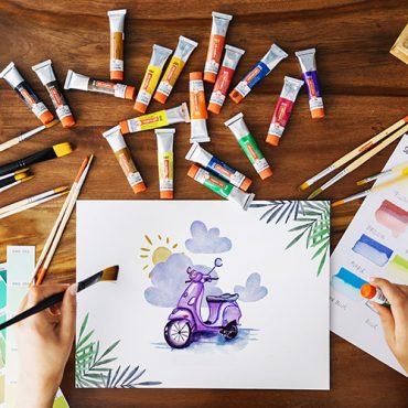 Έργα και δημιουργίες των τμημάτων Ζωγραφικής (παιδικού & ενηλίκων)